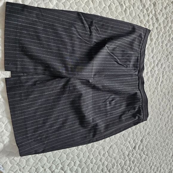 Michael Kors office skirt pinstripe black medium - Picture 3 of 6